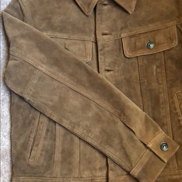 LIKE NEW RALPH LAUREN BROWN CROPPED JACKET - Picture 9 of 13